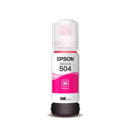 Botella de Tinta Epson T504 Magenta Botella de Tinta Epson T504 Magenta