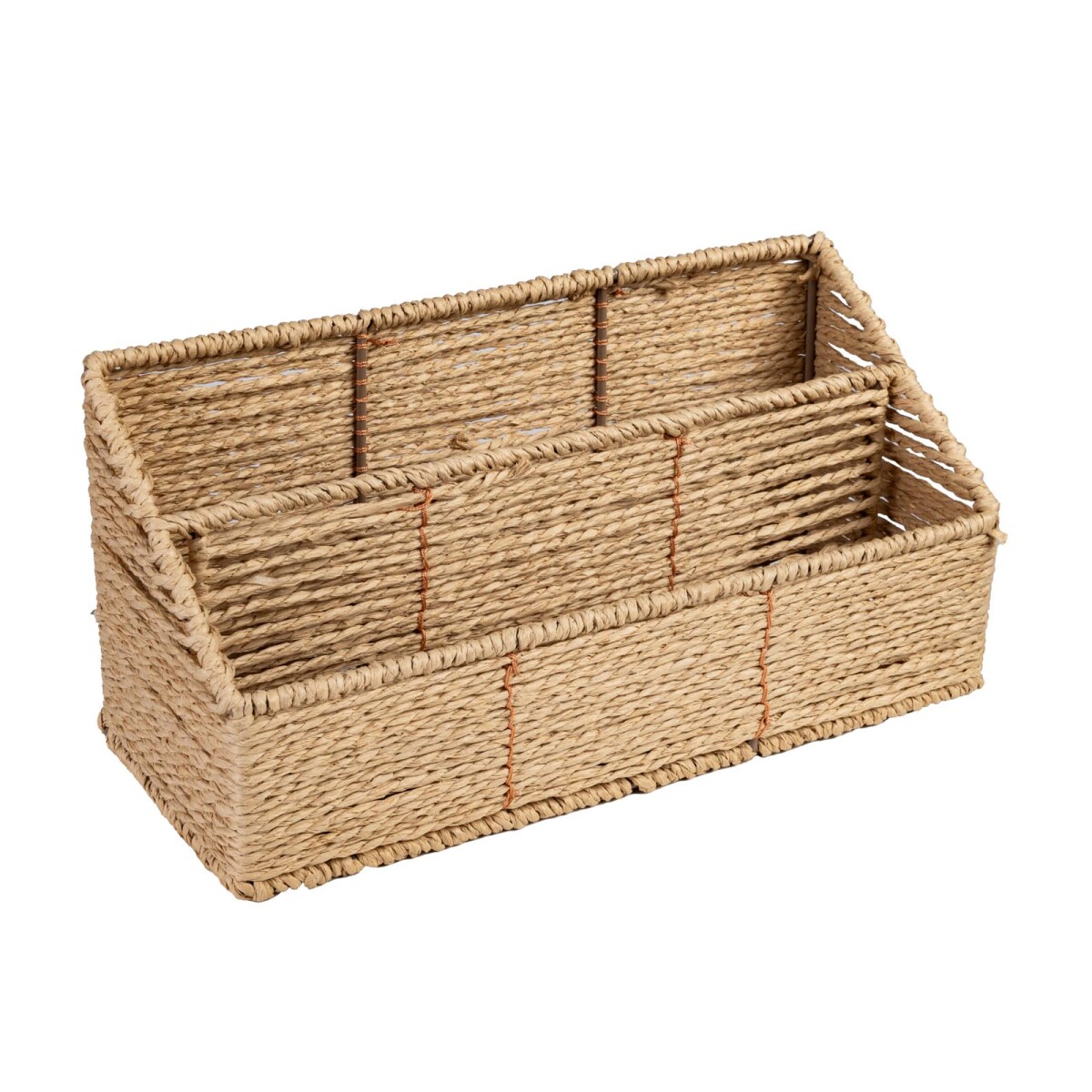 CAJA - ORGANIZADORA C/DI NATURAL/BEIGE CUERDA A242 