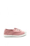 Zapatilla inglesa puntera tintado uniforme Rosa