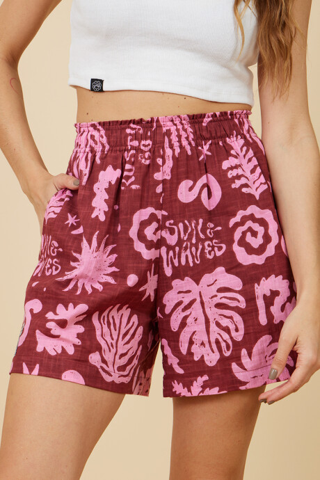 SHORT AROBA RUSTY Berry