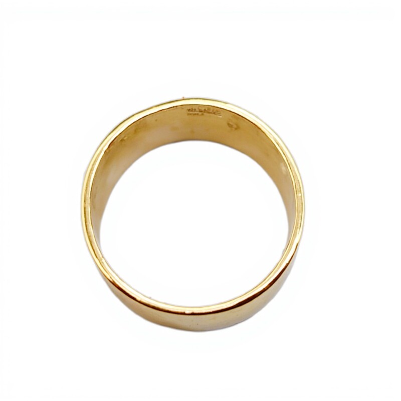 Anillo Cinta-Oro bajo-Sin Piedra-AN8206 sinpiedra