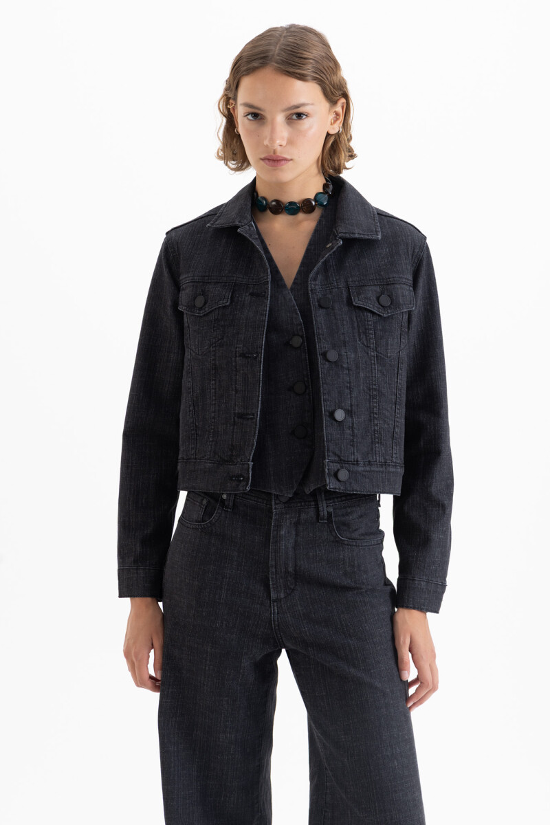 CAMPERA ICON BLACK Negro