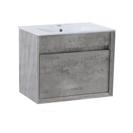 MUEBLE GRIS MATE EN MDF C/ CAJON Y BACHA 61x46x43.5cm 000