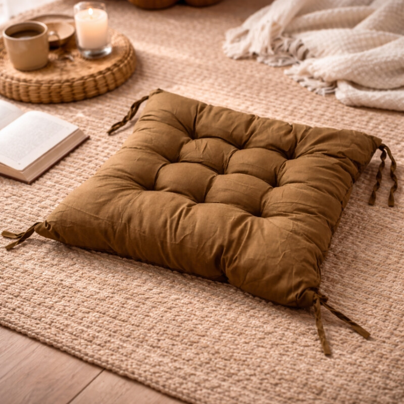 Almohadón para sillas 35x35 MARRON