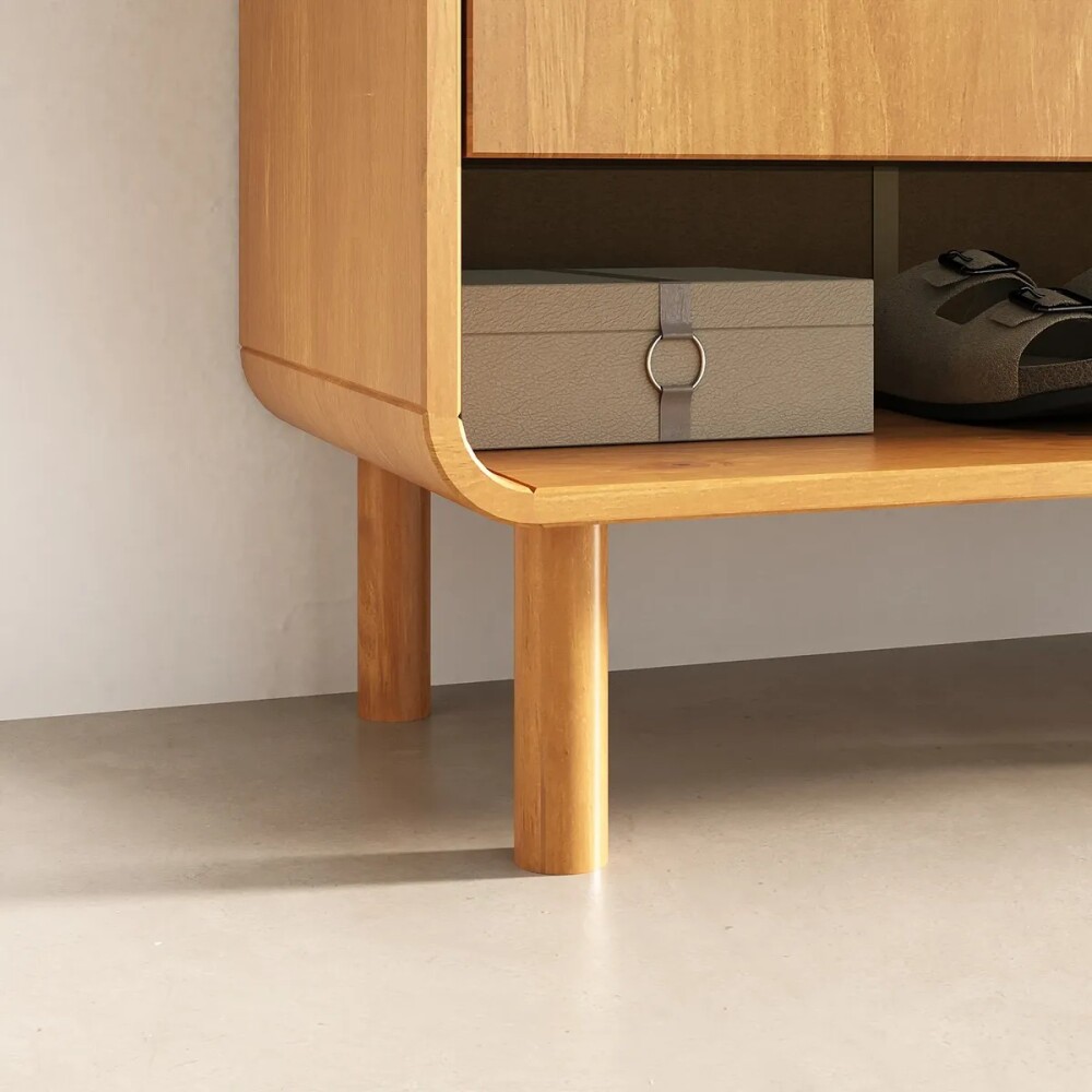 ZAPATERA 2 PUERTAS CON CAJÓN MADERA MACIZA DORMITORIO ZAPATERA 2 PUERTAS CON CAJÓN MADERA MACIZA DORMITORIO