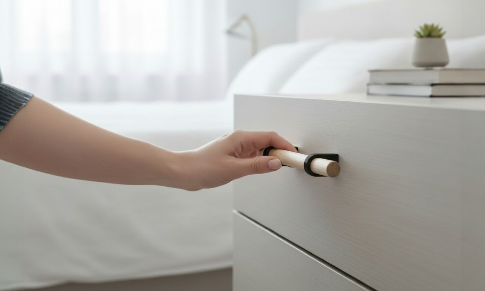 Tirador De Madera 246 Negro 