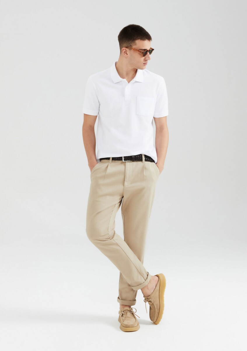 CAMISA POLO MM MASC - BRANCO 