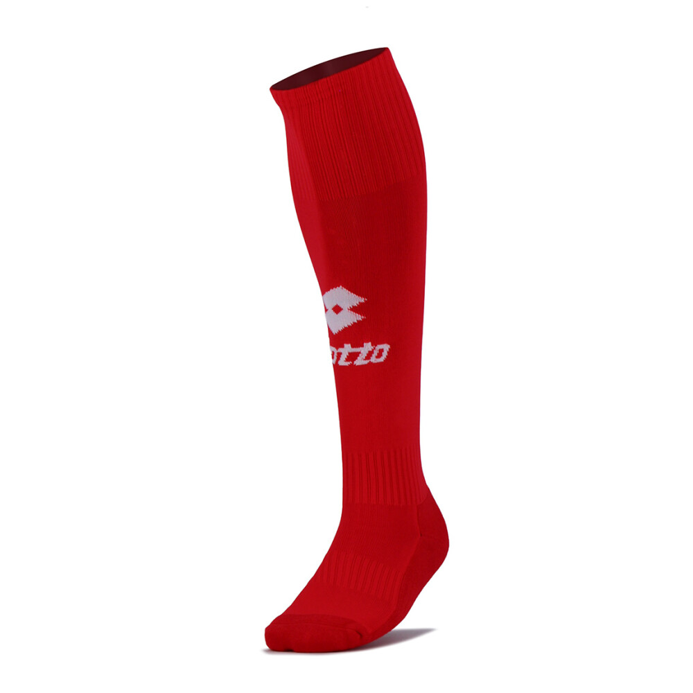 Lotto BAGGIO Media de futbol 31/34 - Rojo-Blanco Rojo-Blanco
