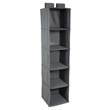 ORGANIZADOR COLGANTE POLIESTER GRIS CLOSET