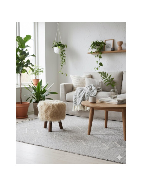 BANCO 28x34CM SHAGGY BEIGE BANCO 28x34CM SHAGGY BEIGE