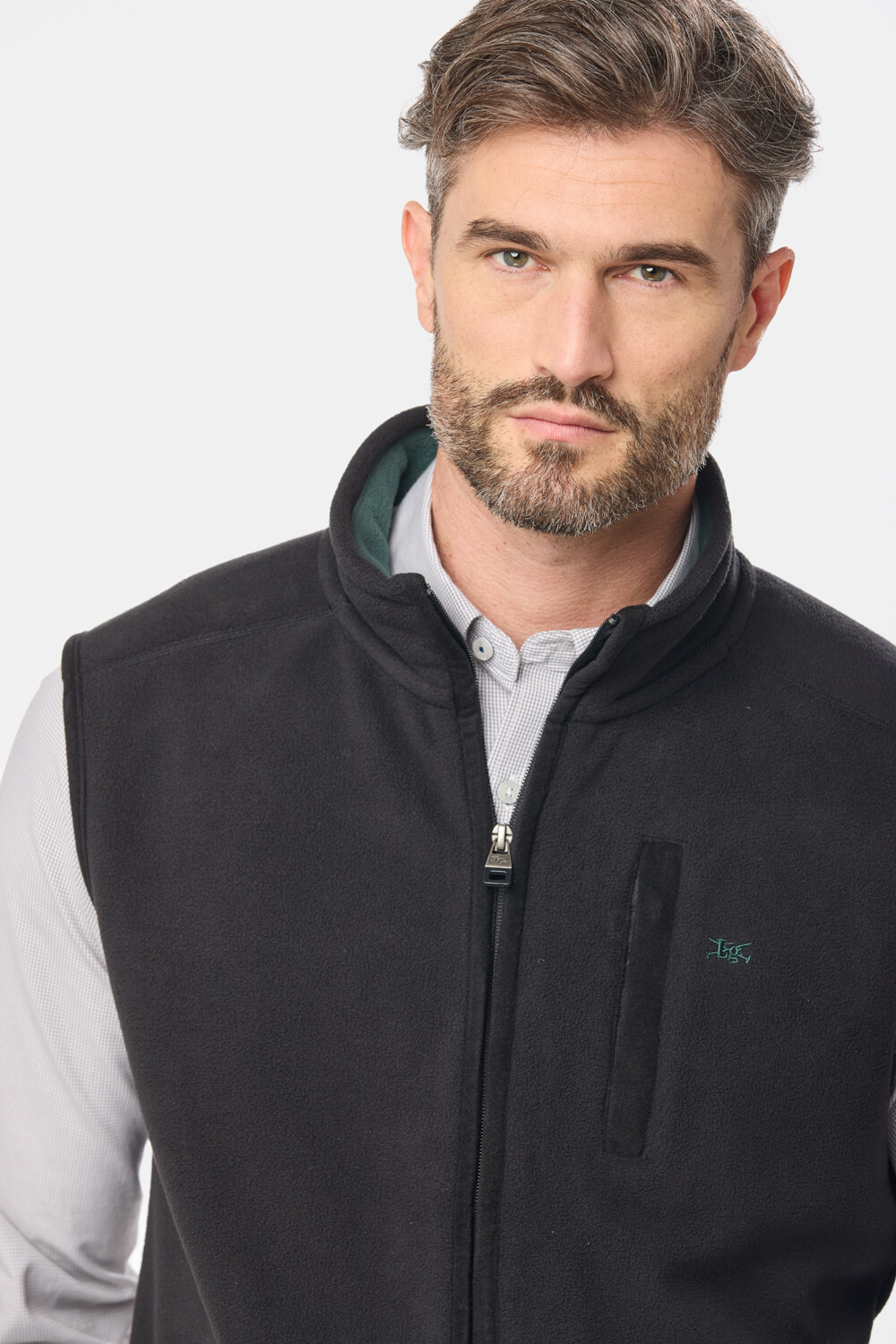 CHALECO POLAR DE ABRIGO Negro