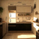Mueble Para Cocina Alacena Aparador Bajo Mesada Negro