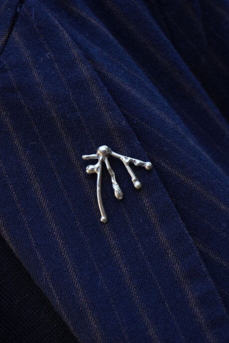 Melted Pin Plateado