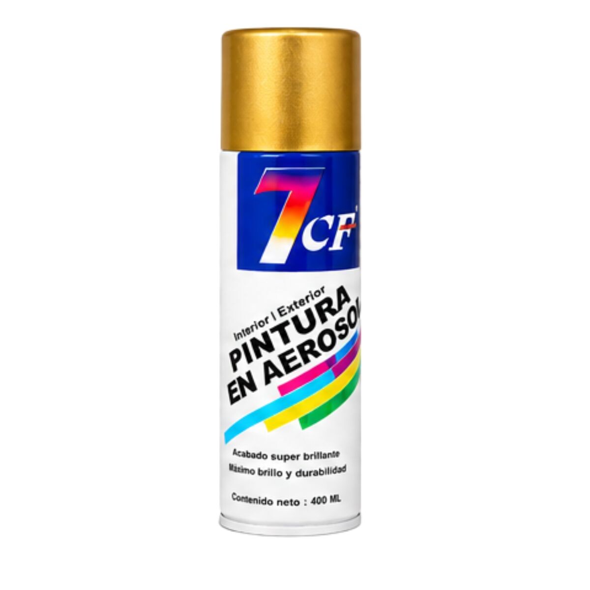 ESMALTE AEROSOL METALIZADO 7CF 400ml. Oro 18k Gold 188