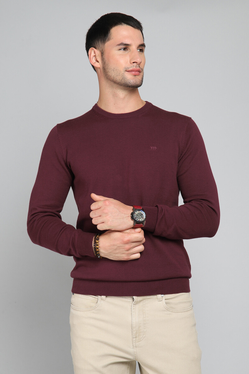 Sweater a la Base BORDEAU