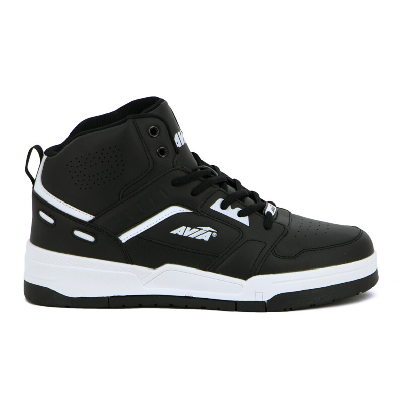 Avia Calzado Deportivo Para Hombre Eston - Black/white Negro-blanco