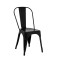 SILLA TOLIX METALICA Silla Metálica De Comedor Tolix Negra