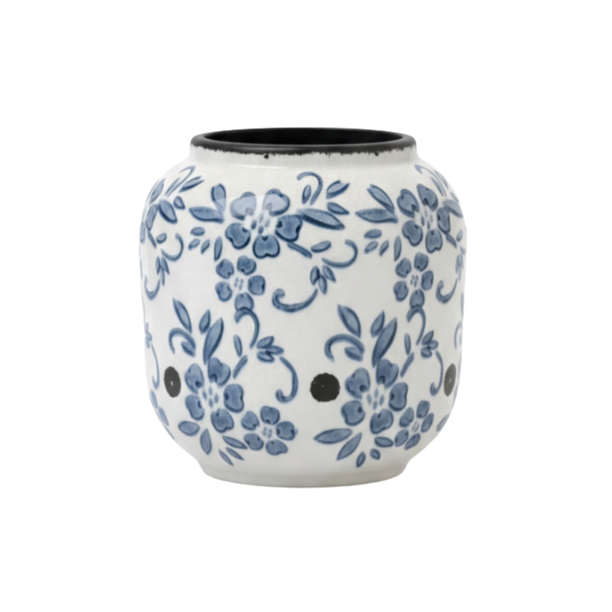 BASE RED CERAMICA FLOREADO AZUL 13X14CM 