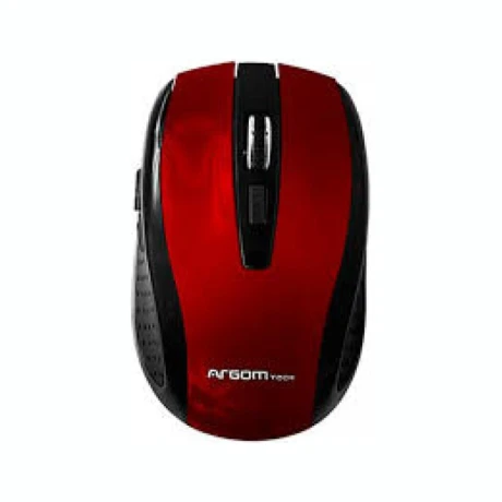 MOUSE INALAMBRICO 2.4G ARGOM Mouse Inalámbrico ARGOM 2.4Ghz Seis Botones - Red