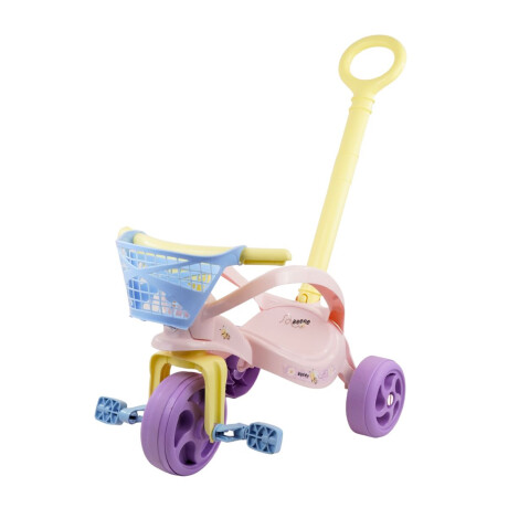 Triciclo Xalingo Abejita con pedales guia y canasto Triciclo Xalingo Abejita con pedales guia y canasto