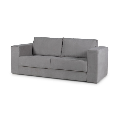 Sofá Olimpus - Microfibra - 3 cuerpos Kruger 06-155 (Ceniza)