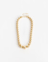 Collares Cortos Metal Collar Corto Bolones Dorado - Dorado