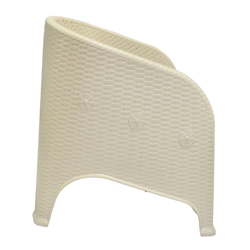 Sillón simil ratán BEIGE