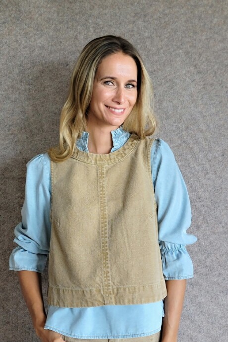 Chaleco Cadaqués Denim Cepia