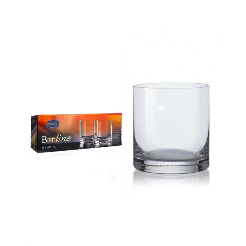 Vaso de Whisky Cristal de Bohemia 410 ml - Set x6 Vaso de Whisky Cristal de Bohemia 410 ml - Set x6