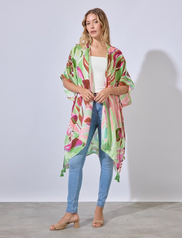 Kimono Spring MULTI/ROSA