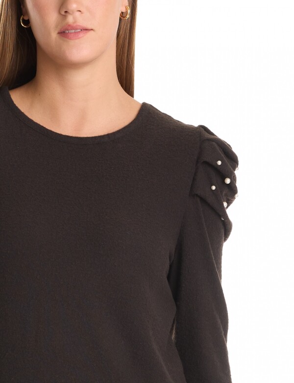 Buzo Soft Perlas NEGRO