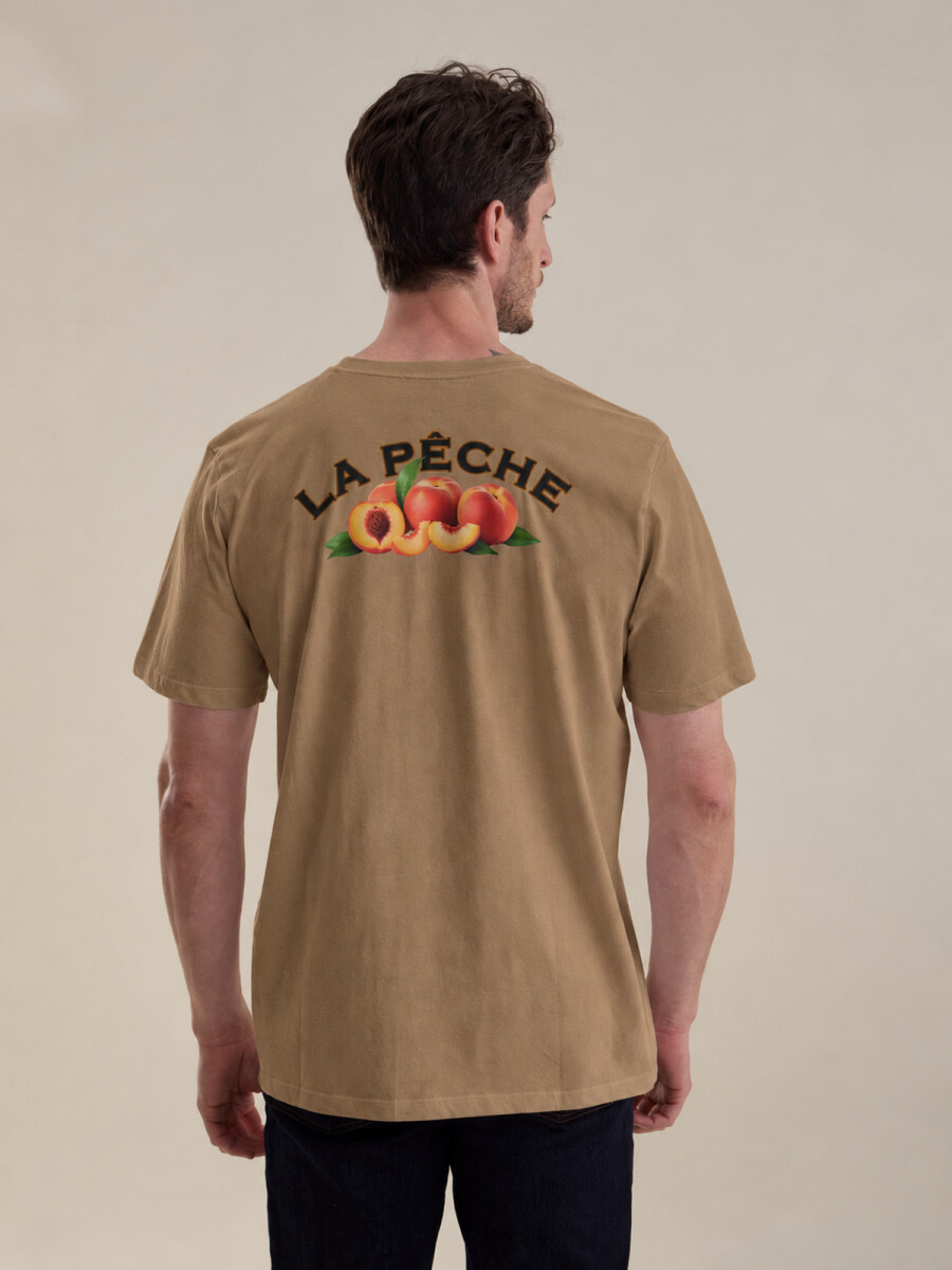 T-SHIRT ESTAMPA PEACHES - KAKHI 