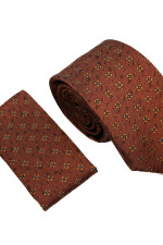 Corbata con Pañuelo TERRACOTA