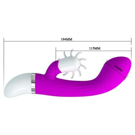 Vibrador Usb Con Rotador Para Clítoris Pretty Love Sheila Vibrador Usb Con Rotador Para Clítoris Pretty Love Sheila