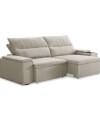 Sillon 3 Cuerpos Reclinable y Retractil Pavia Beige