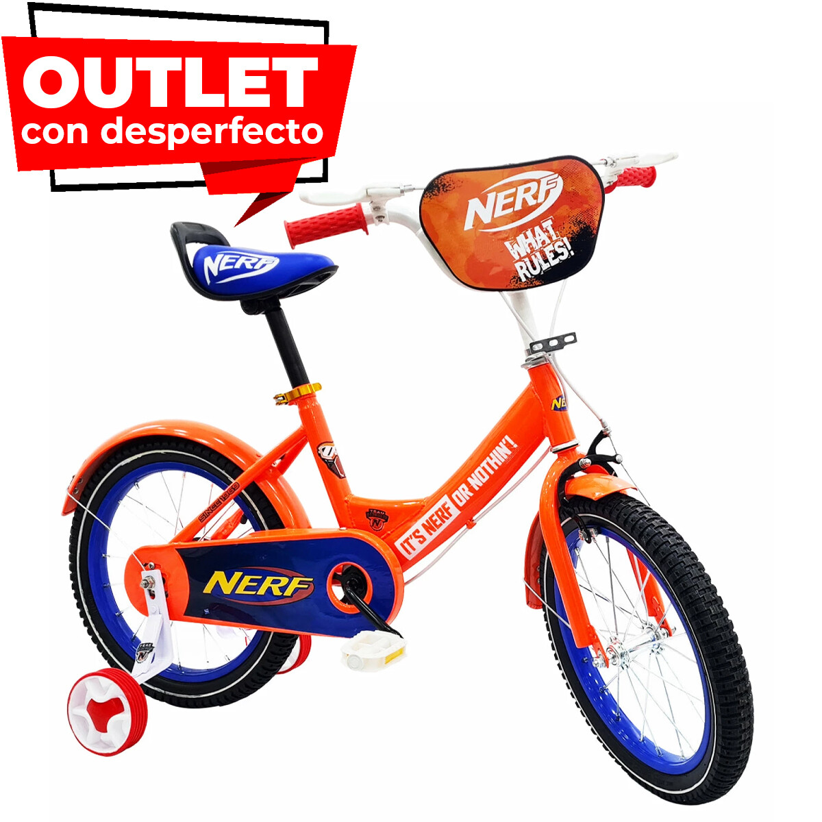 OUTLET - Bicicleta Nerf Rod 16 Armada Original Hasbro Niño 
