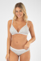 Bikini petal Gris melange