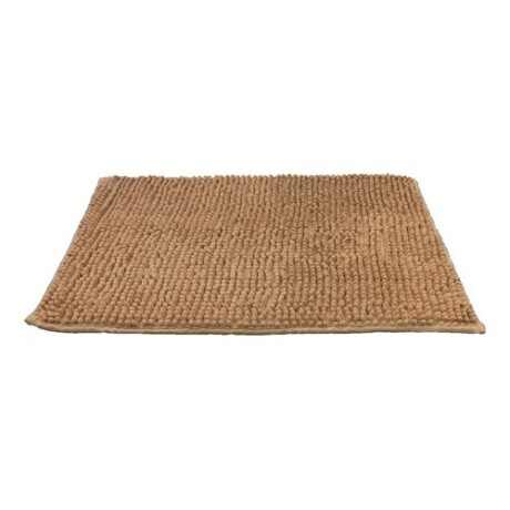 Alfombra de baño Dohler 100% chenille 60x40cm Beige