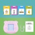 Tarjetas Interactivas Aprende Inglés Español Infantil Niños Variante Color Rosa