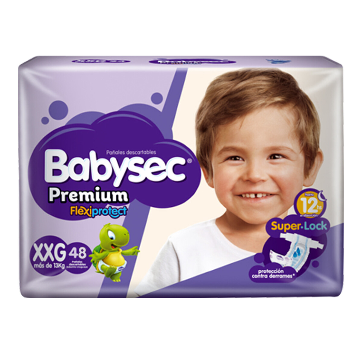Pañales de Bebé BABYSEC Premium Talle XXG x48 