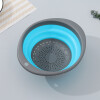 Colador Plegable - Gris Y Azul Colador Plegable - Gris Y Azul