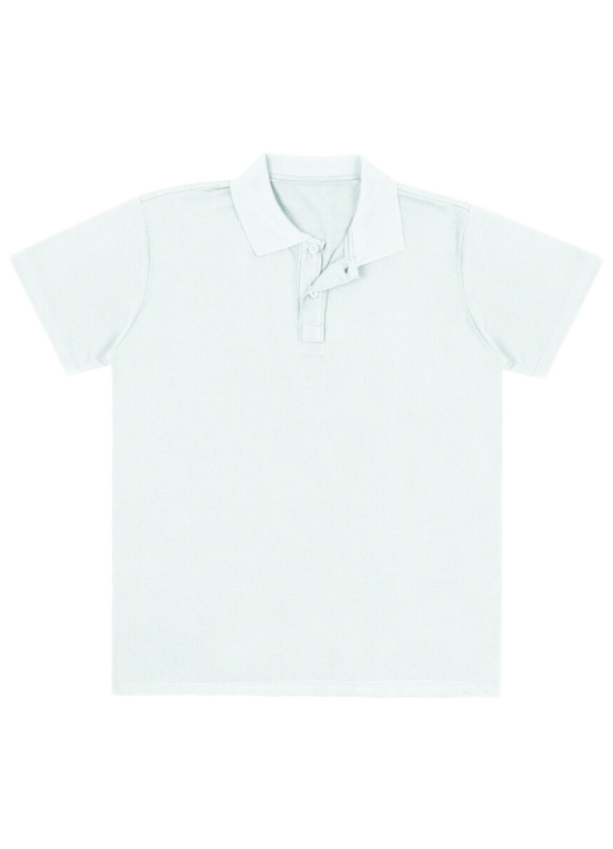 T-shirt de niño cuello polo - BLANCO 
