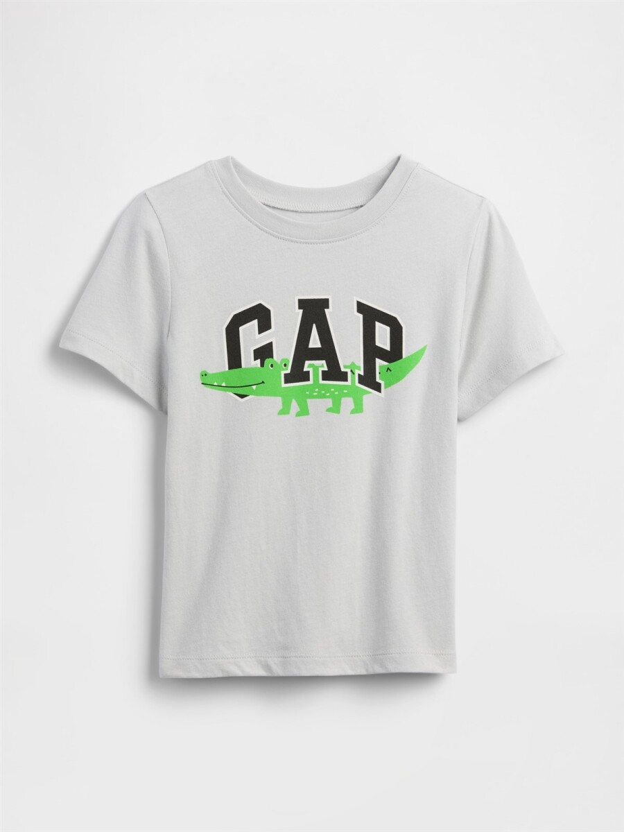 Remera Logo Toddler Niño - Trek Grey 