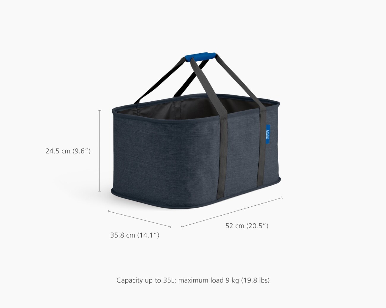 Cesta de Lavandería Plegable 35 L Joseph Joseph Hold-All™ Carbon Black Cesta de Lavandería Plegable 35 L Joseph Joseph Hold-All™ Carbon Black