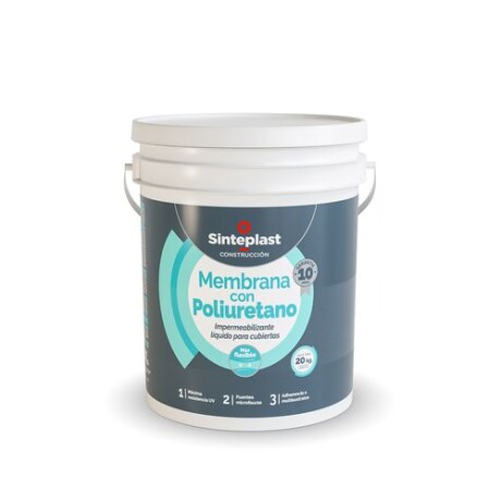 MEMBRANA CON POLIURETANO BLANCA 20KG SINTEPLAST ++ N/a