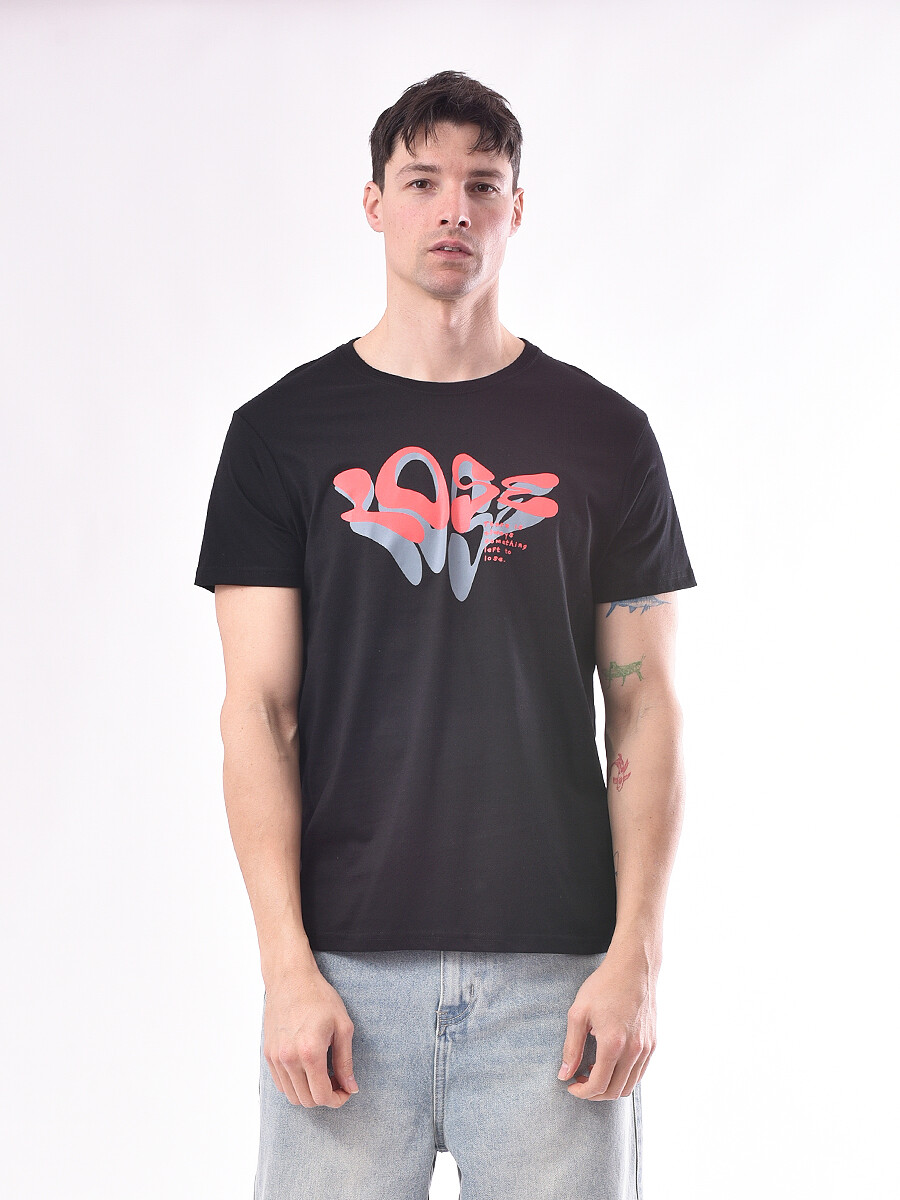 REMERA LOSE - NEGRO 