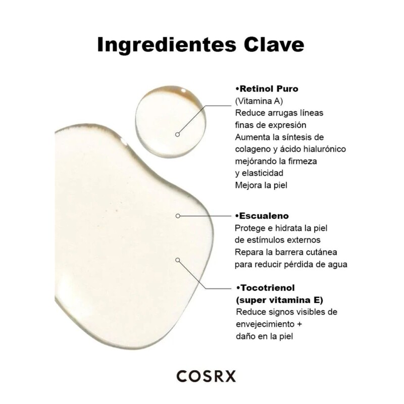 Aceite Reafirmante Cosrx The Retinol 0.5 Hortensia Aceite Reafirmante Cosrx The Retinol 0.5 Hortensia