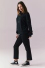 COTTON FLEECE CASBAH PULLOVER Negro
