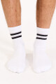 MEDIAS 3/4 DOUBLE LINE SOCKS B-blanco