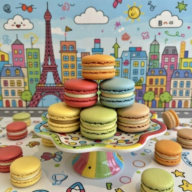4 Macarons Surtidos 4 Macarons Surtidos